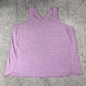 Duluth Trading Co. Women's light pink/lavender racer back tanks size 2x